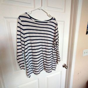 Old Navy Striped Long-Sleeve Shirt, Size XL